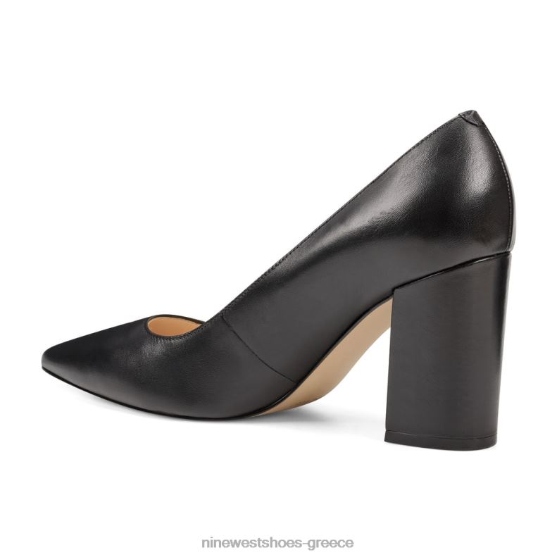 Nine West κάρα φόρεμα αντλίες 2JJ4N2370 μαύρο δέρμα