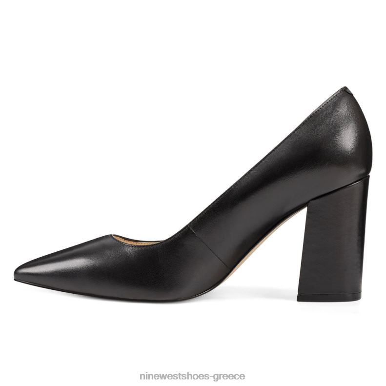 Nine West κάρα φόρεμα αντλίες 2JJ4N2370 μαύρο δέρμα