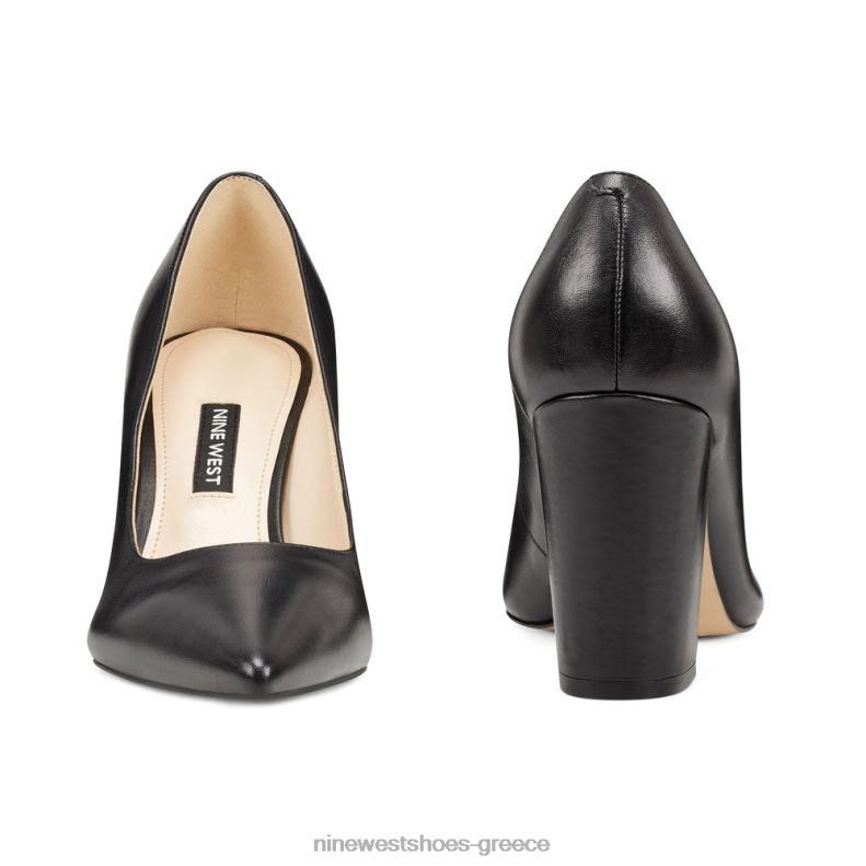 Nine West κάρα φόρεμα αντλίες 2JJ4N2370 μαύρο δέρμα