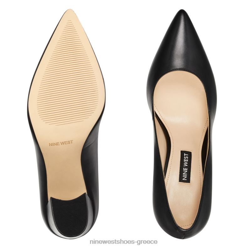 Nine West κάρα φόρεμα αντλίες 2JJ4N2370 μαύρο δέρμα