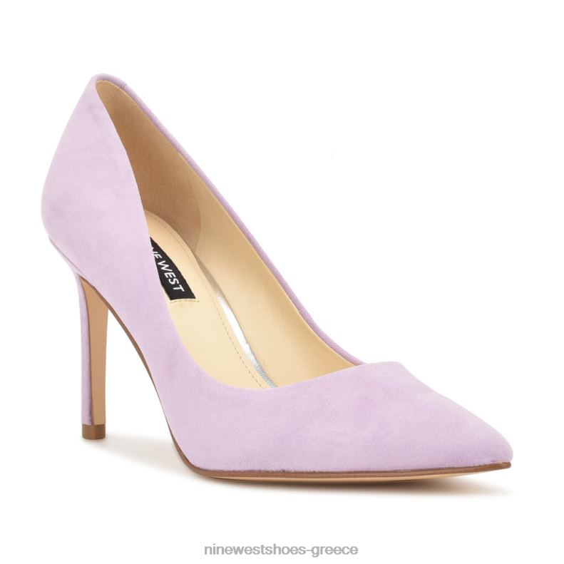 Nine West μυτερές αντλίες για τα δάχτυλα ezra 2JJ4N2086 ανοιχτό μωβ