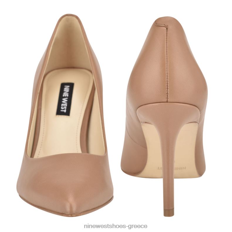 Nine West μυτερές αντλίες για τα δάχτυλα ezra 2JJ4N2397 φυσικό δέρμα