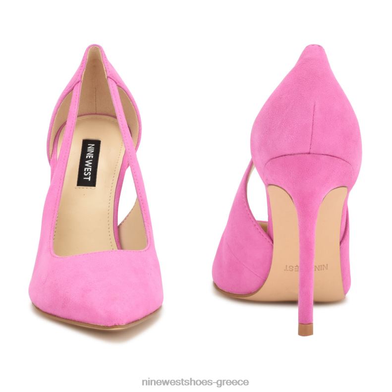 Nine West αντλίες αποκοπής favon 2JJ4N1598 ροζ σουέτ