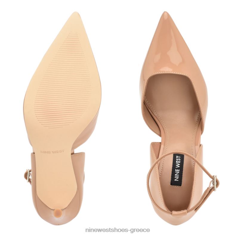 Nine West αντλίες αστραγάλου finda d'orsay 2JJ4N1384 πατέντα ρουζ