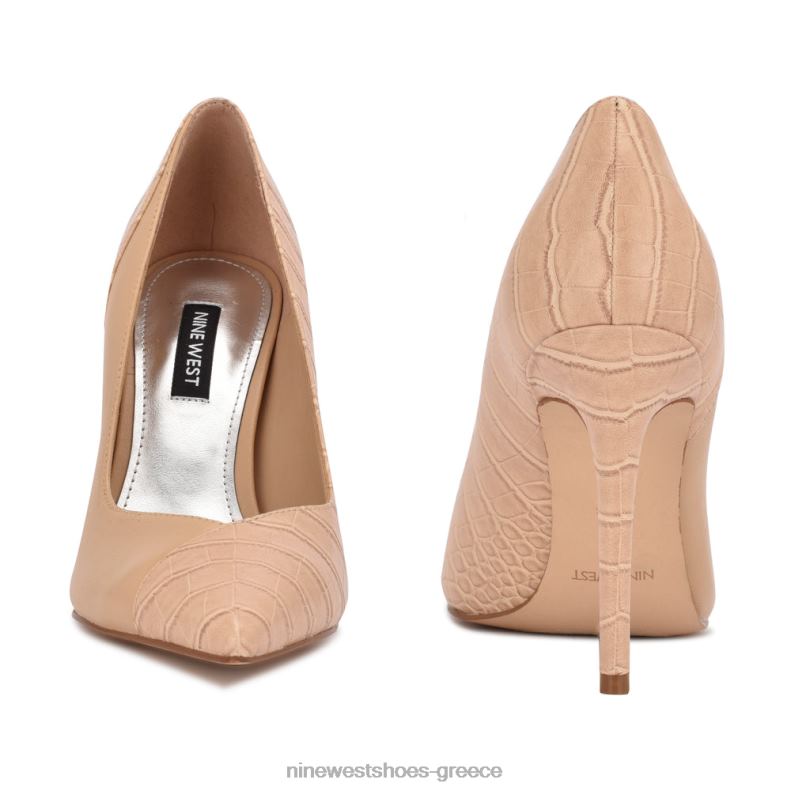 Nine West μυτερές αντλίες για τα δάχτυλα flava 2JJ4N1699 ζεστό ρουζ/κρόκο