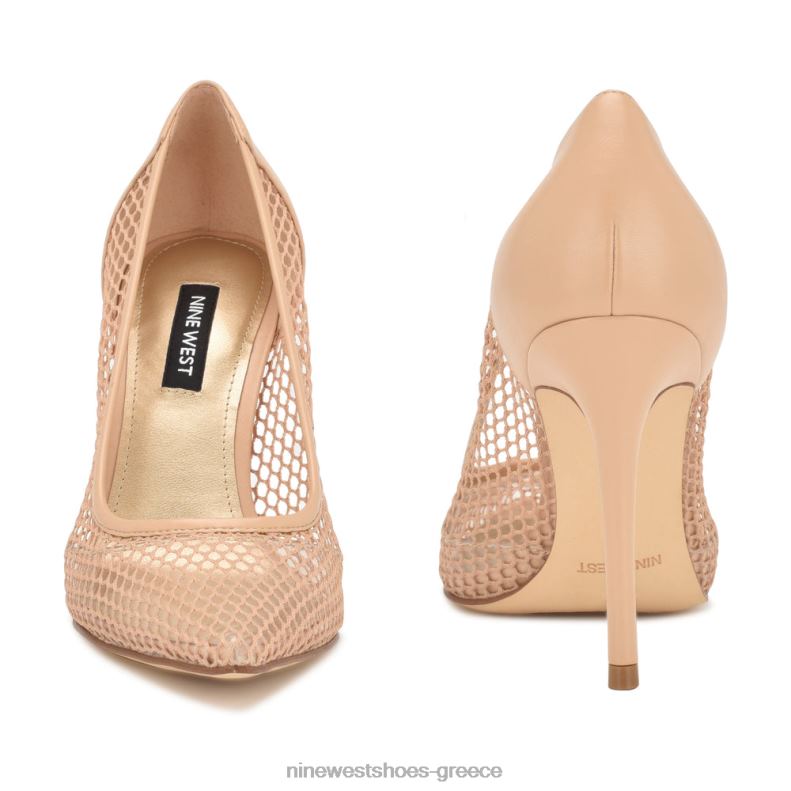 Nine West διχτυωτές αντλίες flings 2JJ4N1404 ανοιχτό ροζ