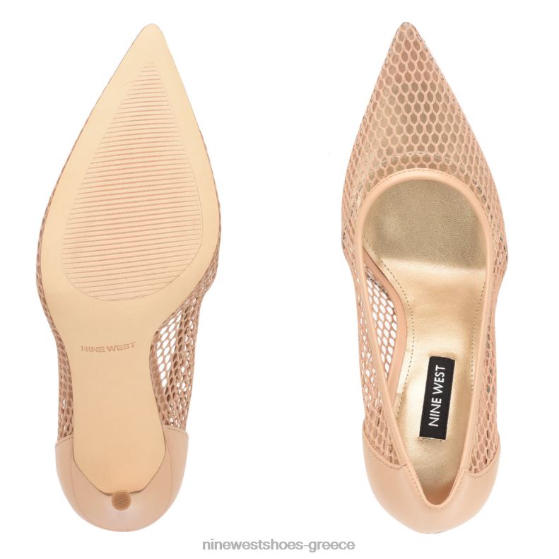 Nine West διχτυωτές αντλίες flings 2JJ4N1404 ανοιχτό ροζ