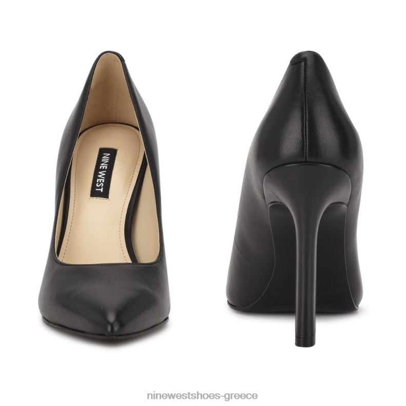 Nine West Μυτερές αντλίες μύτης trendz 2JJ4N1479 μαύρο δέρμα