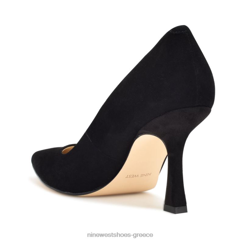 Nine West ταξινομεί μυτερές αντλίες 2JJ4N1192 μαύρο σουέτ