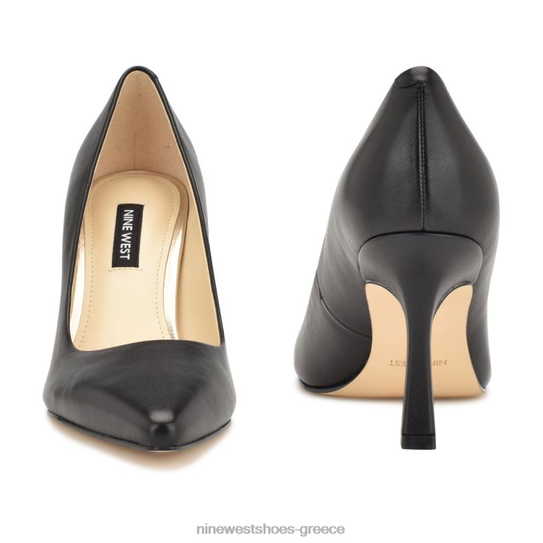 Nine West ταξινομεί μυτερές αντλίες 2JJ4N1193 μαύρο δέρμα