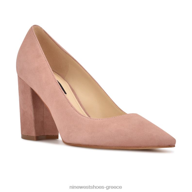 Nine West κάρα φόρεμα αντλίες 2JJ4N1225 ελαφρύ σουέτ σκουριάς