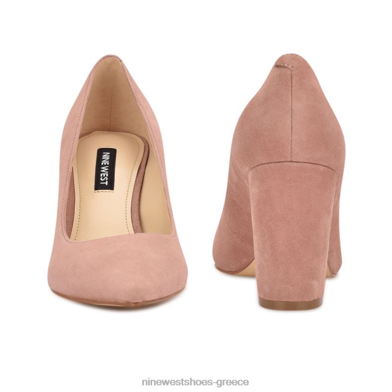 Nine West κάρα φόρεμα αντλίες 2JJ4N1225 ελαφρύ σουέτ σκουριάς