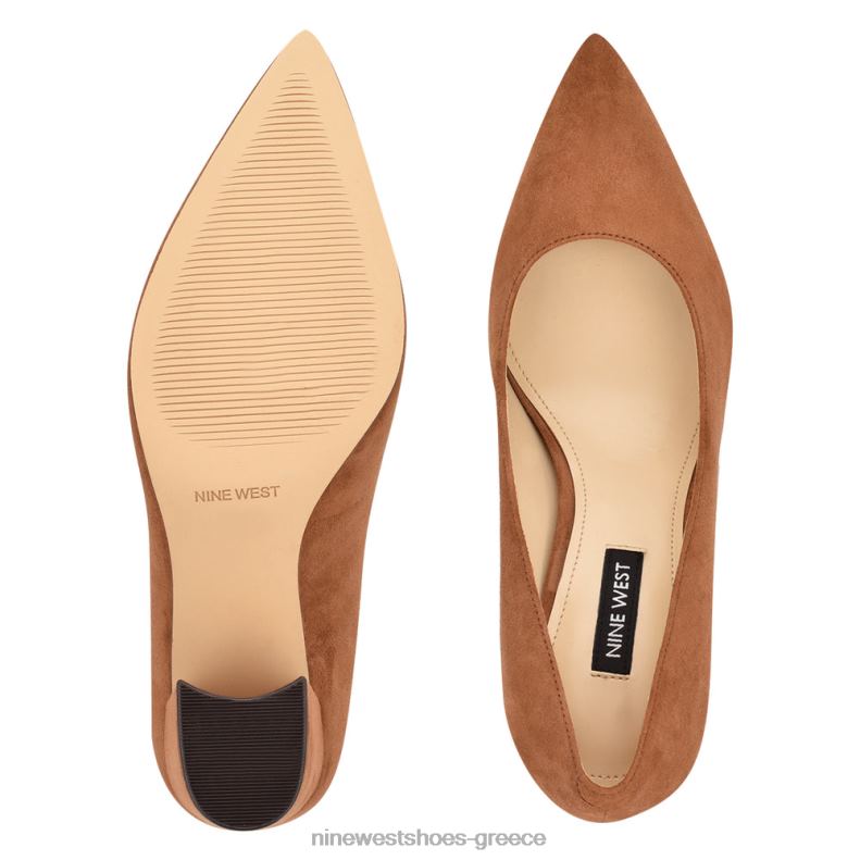 Nine West κάρα φόρεμα αντλίες 2JJ4N1226 σουέτ κονιάκ