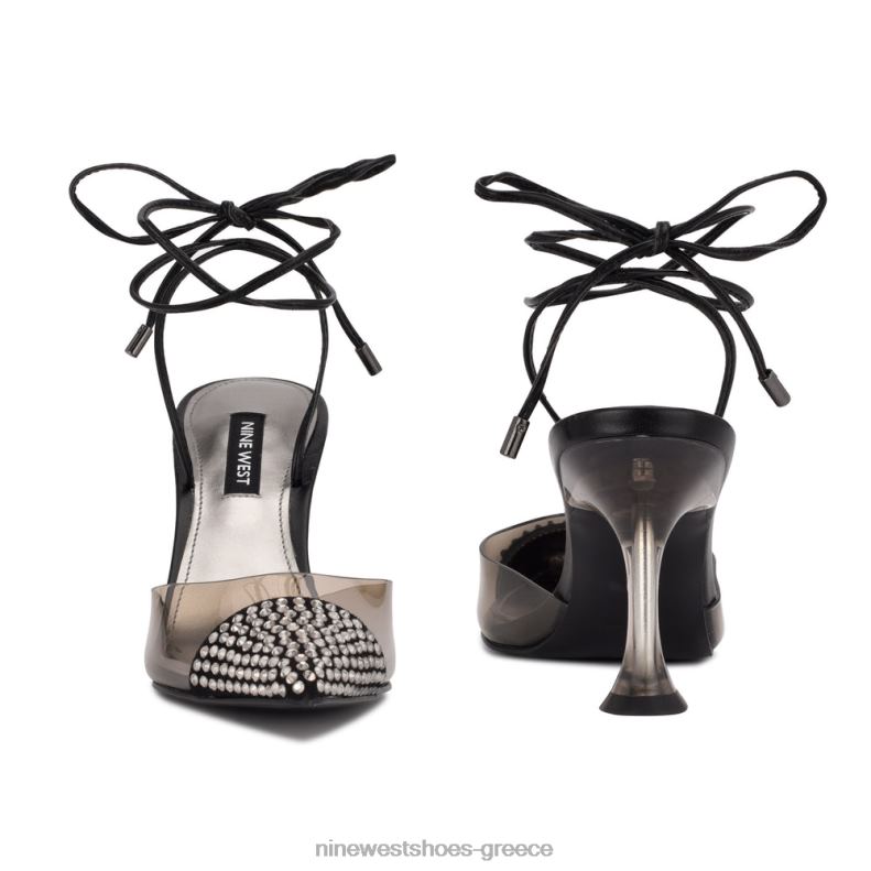 Nine West αντλίες αστραγάλου haina 2JJ4N1241 μαύρος καπνός