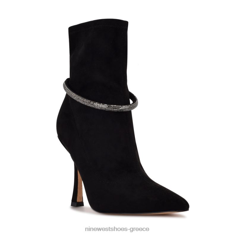 Nine West μποτάκια φόρεμα ferba 2JJ4N2952 μαύρο σουέτ