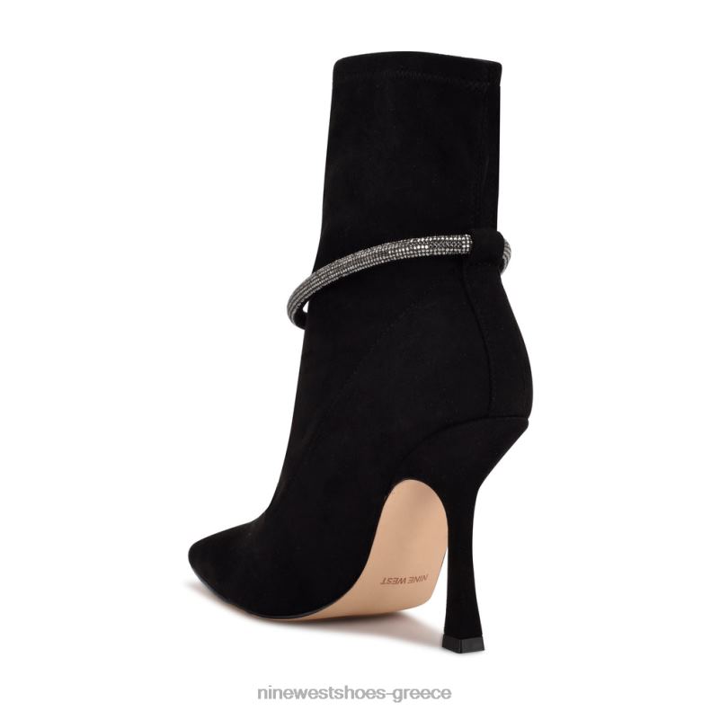 Nine West μποτάκια φόρεμα ferba 2JJ4N2952 μαύρο σουέτ