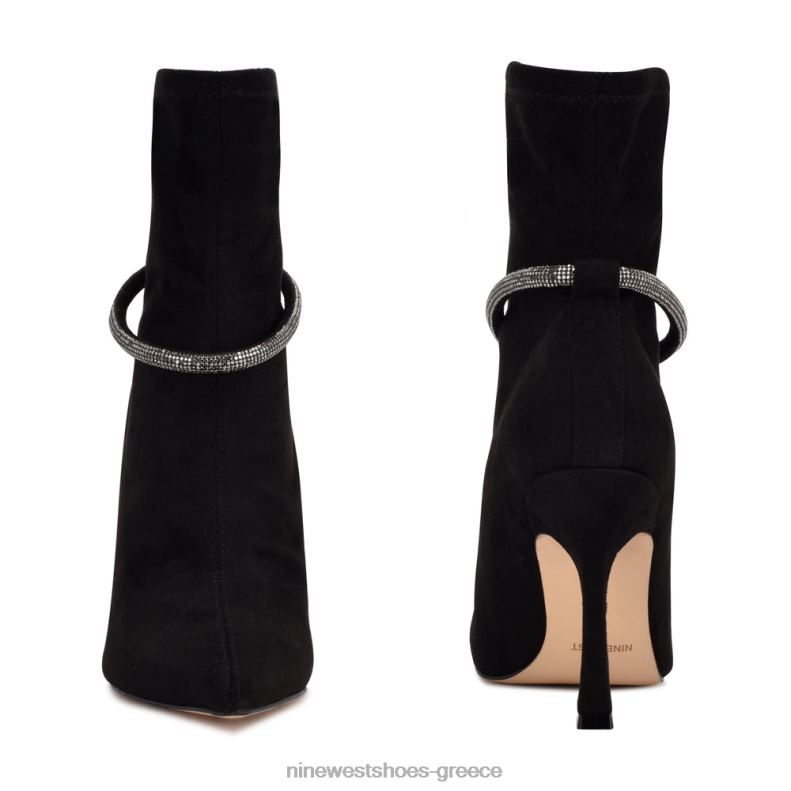 Nine West μποτάκια φόρεμα ferba 2JJ4N2952 μαύρο σουέτ