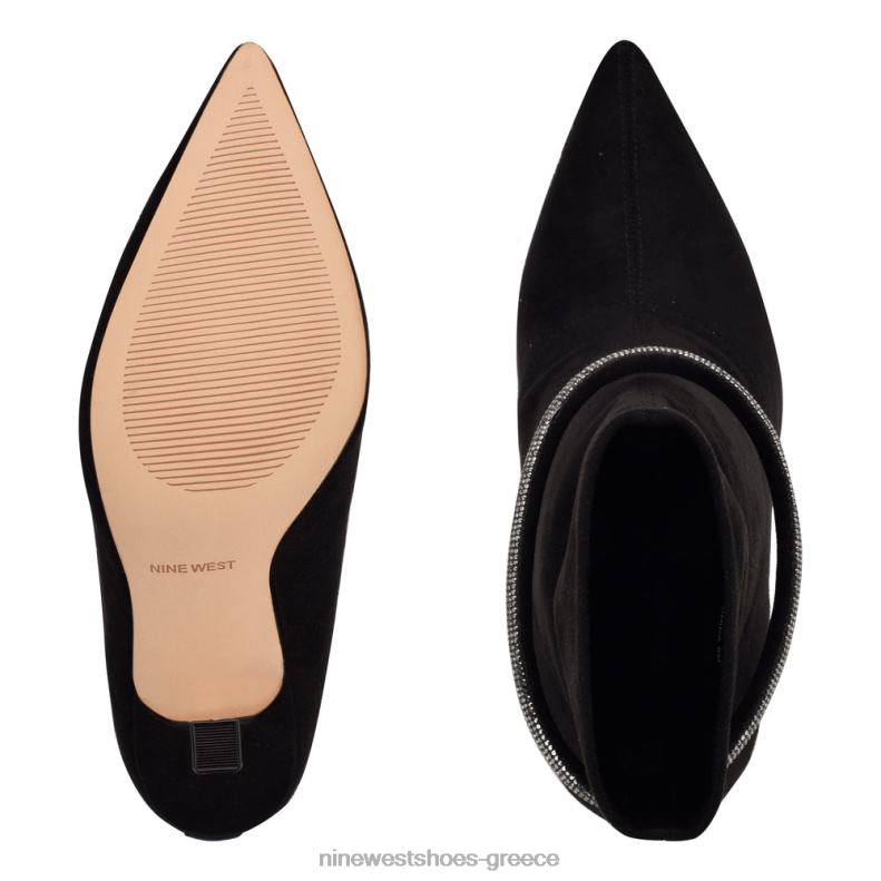 Nine West μποτάκια φόρεμα ferba 2JJ4N2952 μαύρο σουέτ