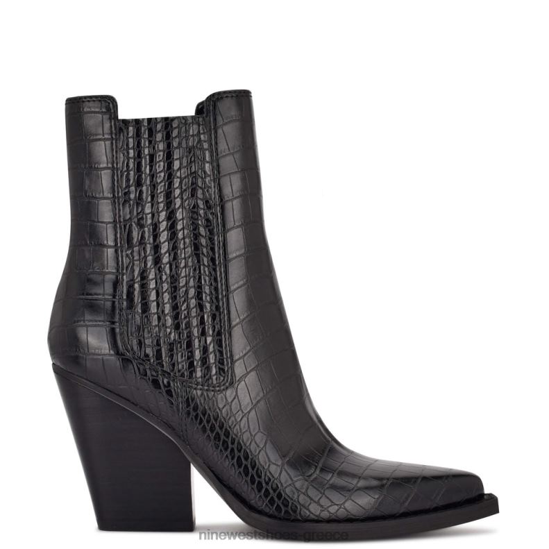 Nine West μποτάκια με τακούνι glena block 2JJ4N1143