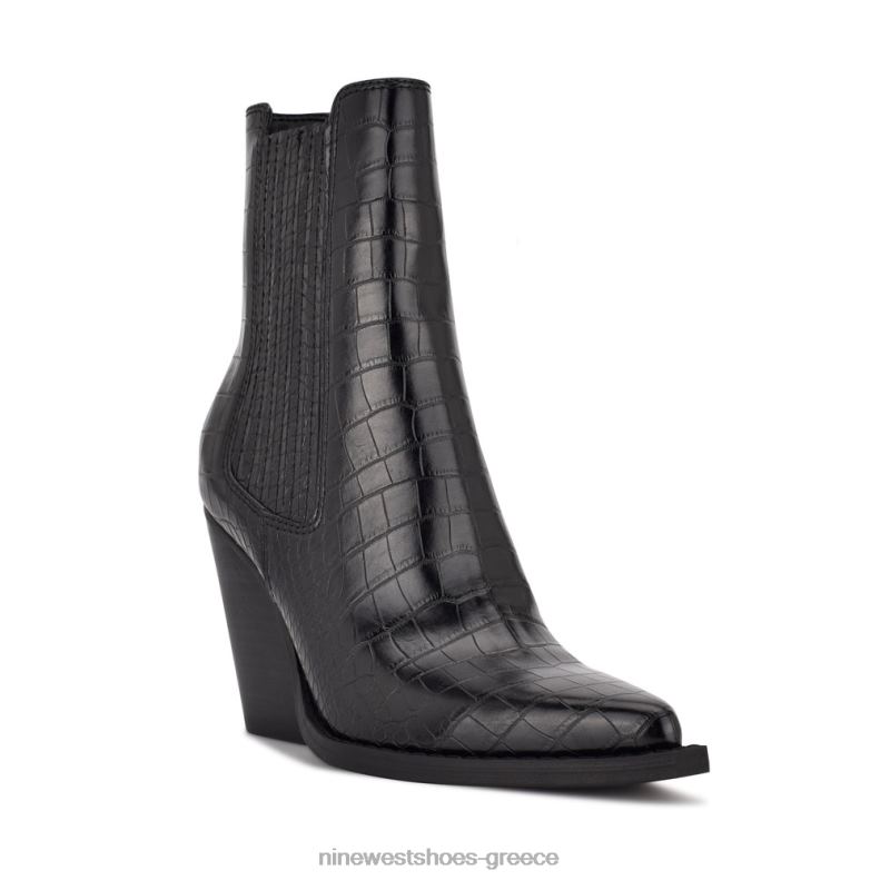 Nine West μποτάκια με τακούνι glena block 2JJ4N1143