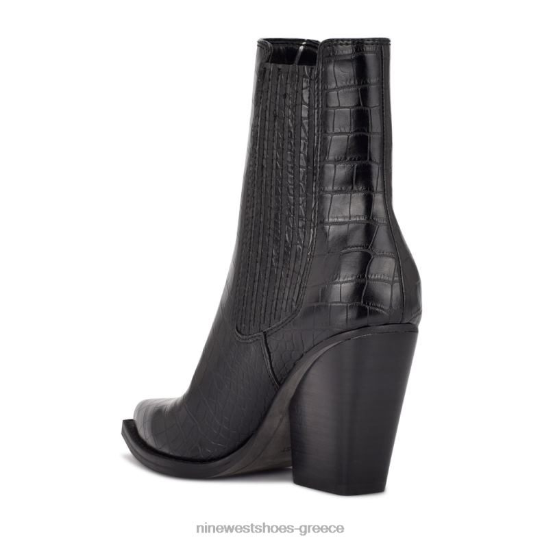 Nine West μποτάκια με τακούνι glena block 2JJ4N1143