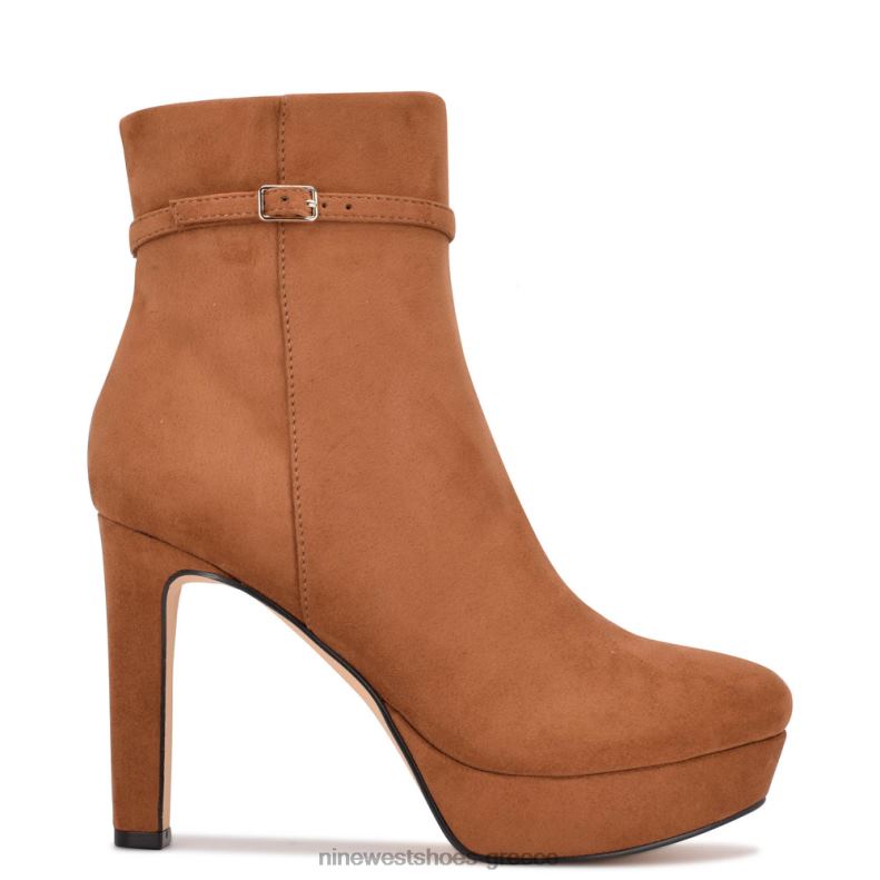 Nine West μποτάκια φόρεμα gripe 2JJ4N2929 καφέ σουέτ