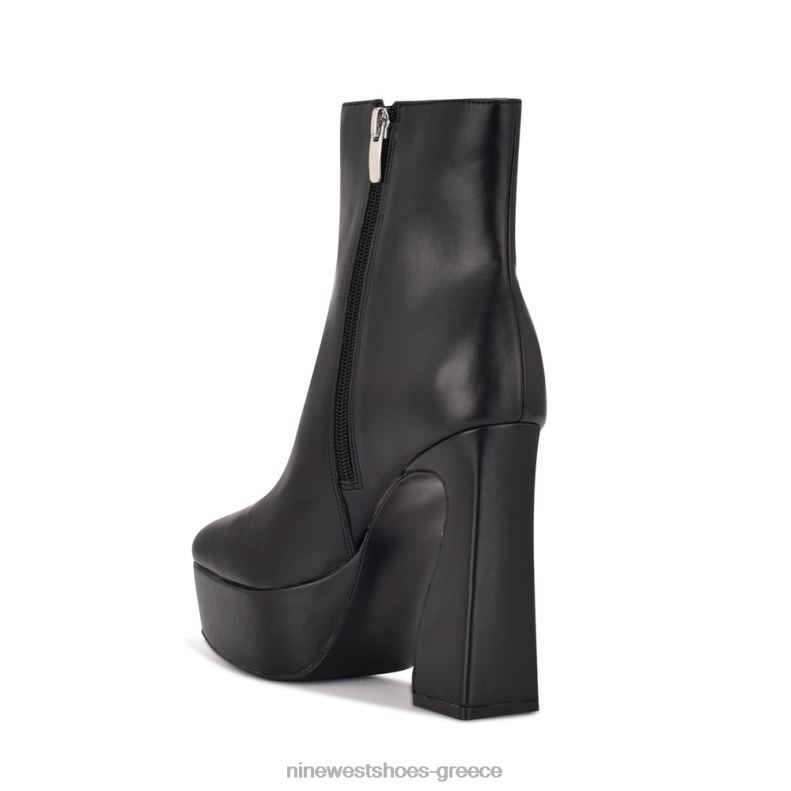 Nine West μποτάκια πλατφόρμας klinda 2JJ4N2925 μαύρος