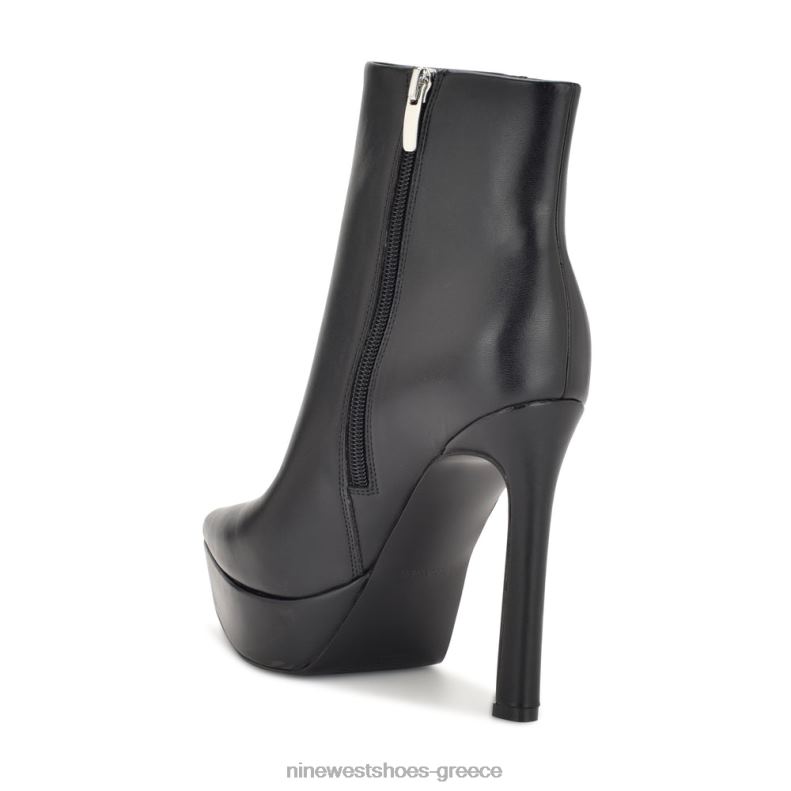 Nine West μποτάκια πλατφόρμα loraa 2JJ4N2919 μαύρος