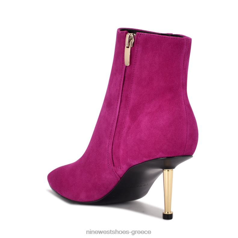 Nine West μποτάκια με φόρεμα ritaa 2JJ4N923 ροζ σουέτ