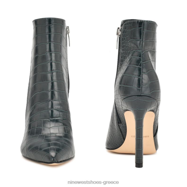 Nine West torrie φόρεμα μποτάκια 2JJ4N1492 σμαραγδένιο πράσινο κρόκο