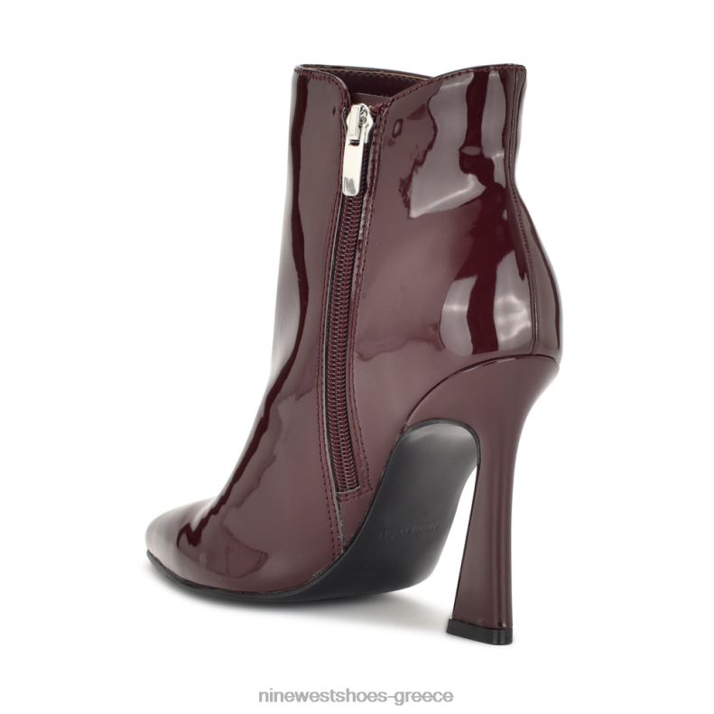 Nine West torrie φόρεμα μποτάκια 2JJ4N1494 πατέντα κρασιού