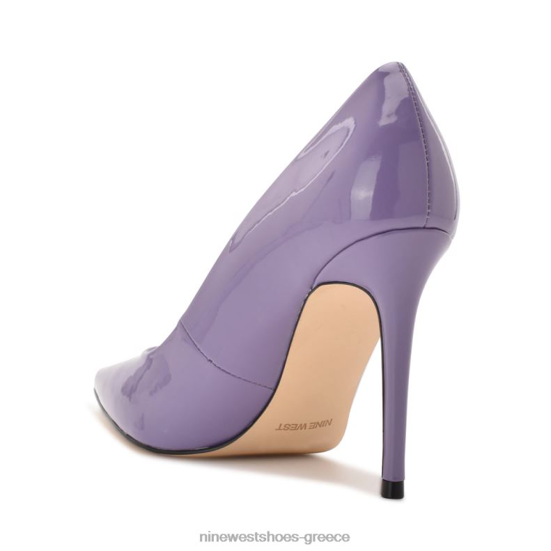 Nine West φρέσκες μυτερές αντλίες 2JJ4N1360 μωβ πατέντα