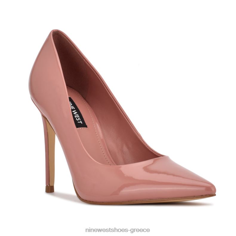 Nine West φρέσκες μυτερές αντλίες 2JJ4N1370 πατέντα σκούρου ρουζ