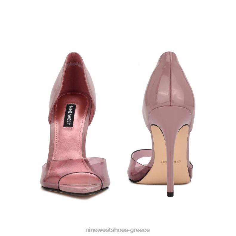 Nine West τιμή peep toe αντλίες 2JJ4N1310 ροζ/καθαρή πατέντα