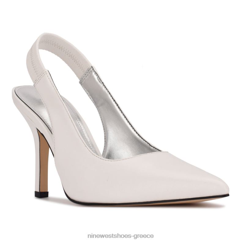 Nine West αντλίες slingback ciser 2JJ4N1114 άσπρο