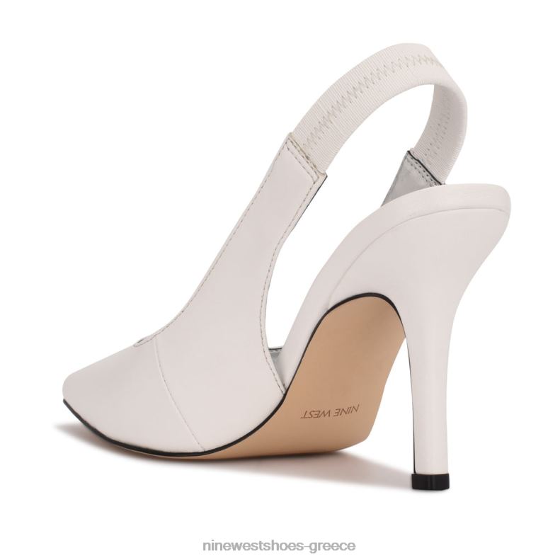 Nine West αντλίες slingback ciser 2JJ4N1114 άσπρο