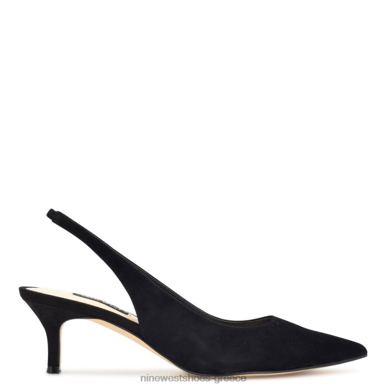 Nine West αντλίες slingback nataly 2JJ4N1153 μαύρο σουέτ - Κάντε κλικ στην εικόνα για κλείσιμο