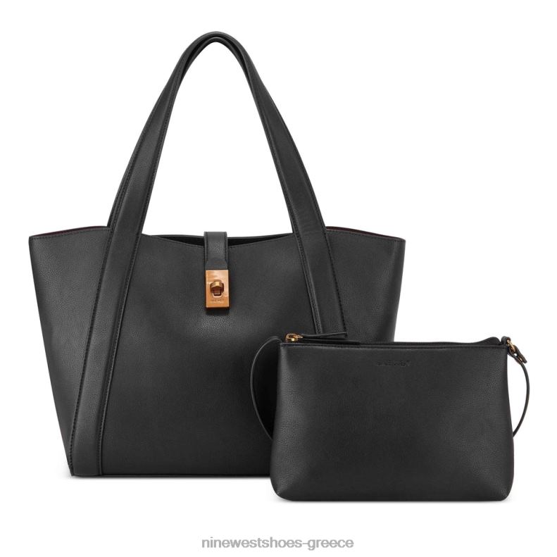 Nine West περισσότερο 2 σε 1 tote 2JJ4N2526 μαύρος