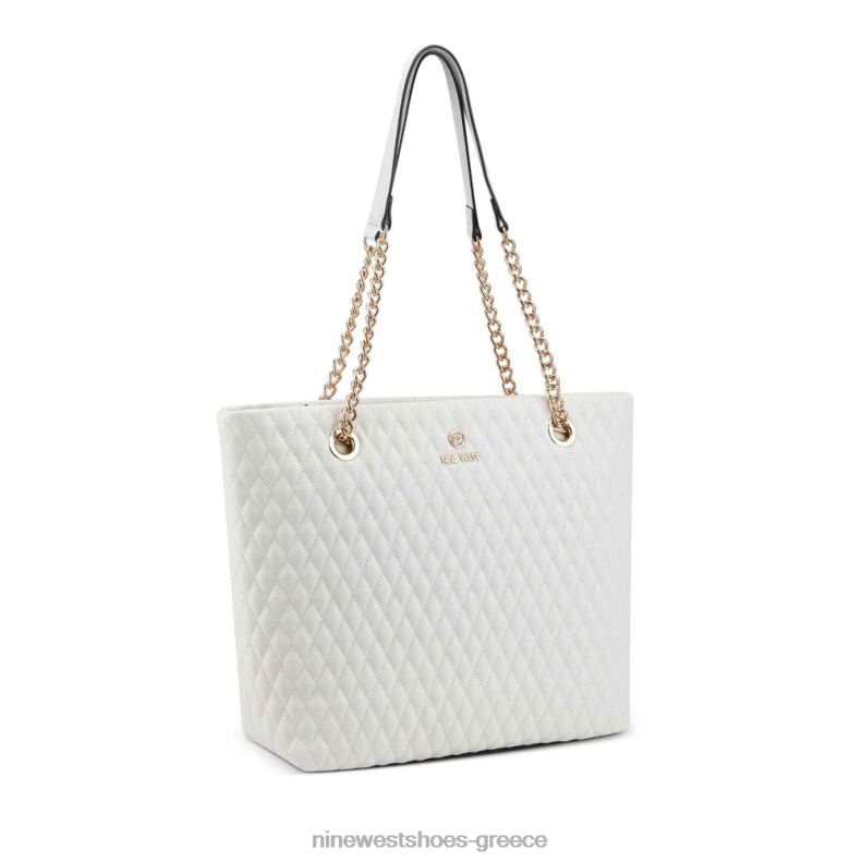 Nine West caelia tote 2JJ4N2442 οπτικό λευκό