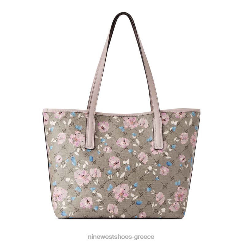 Nine West delaine 2 σε 1 tote 2JJ4N2455 λουλουδάτο λογότυπο