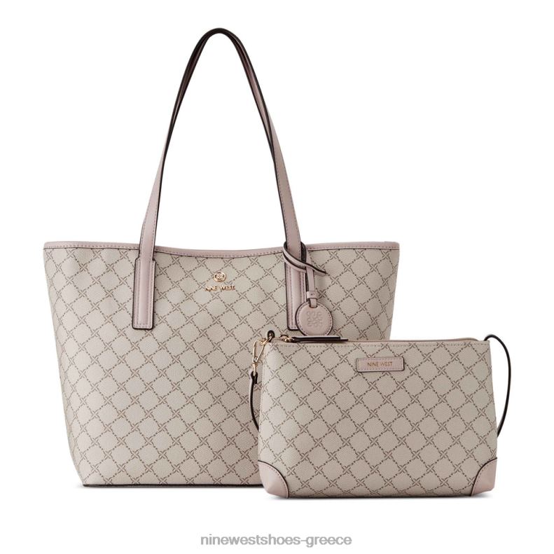 Nine West delaine 2 σε 1 tote 2JJ4N2456 λογότυπο μανιταριού/ροζ - Κάντε κλικ στην εικόνα για κλείσιμο