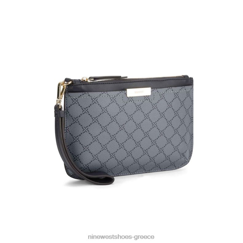 Nine West wristlet lawson 2JJ4N2852 λογότυπο του γαλλικού ναυτικού